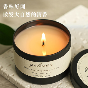 เทียนหอมยูฮวน โซยวา็กซ์ 80 กรัม กลิ่นอโรมาเธอราพีธรรมชาติ ตกแต่งบ้าน - Product Image 2