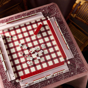 <span class=keywords><strong>Francesca</strong></span> Haute Mahjong Amerikanische Mahjong-Steine Ersatzsteine 4-Schichtige Rot-Grüne Steine für Damen zur Unterhaltung - Product Image 6