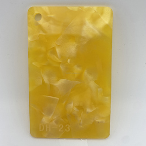 Plaque en acrylique coulé imitation coquillage / Plexiglas <span class=keywords><strong>coloré</strong></span> à grandes fleurs 3MM pour accessoires capillaires / porte-clés / bricolage / décoration - Product Image 3