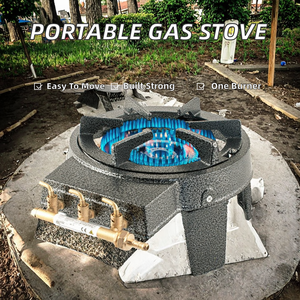 Cuisinière à gaz GPL portable pour le camping en plein air, l'hôtel et l'utilisation en voiture, cuisinière en fonte - Product Image 4