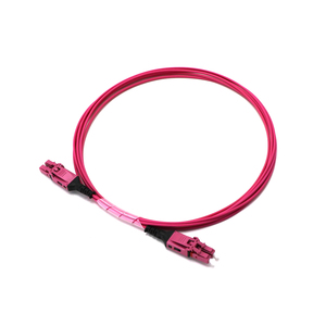 Cordon de brassage <span class=keywords><strong>fibre</strong></span> <span class=keywords><strong>optique</strong></span> LC Uniboot 50/125 OM4 Duplex 3M 4M <span class=keywords><strong>5M</strong></span>, Câble de brassage <span class=keywords><strong>fibre</strong></span> <span class=keywords><strong>optique</strong></span> haute vitesse 40G/100G, Câble réseau 100G - Product Image 2