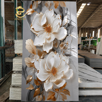 Échantillon d'intérieur : Panneaux muraux en PVC effet marbre UV, Panneaux muraux en PVC marbre, Feuilles de PVC marbre