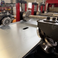 Línea de Producción de Perfiles de Acero para Construcción, Completamente Automática, con 3 Estaciones de Punzonado y Formado de Perfiles C, U y P