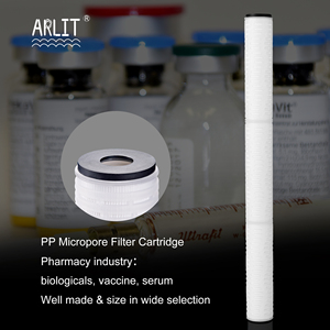 Cartouche filtrante plissée en PP 10 "X 69mm de marque <span class=keywords><strong>ARLIT</strong></span> 0.1micron 226 Élément filtrant plat pour l'industrie chimique - Product Image 5
