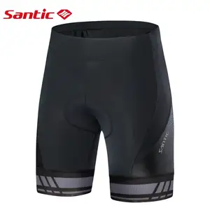 Santic Odm New Design Mens Rider Shorts Cycling Wear Seamless Breathable Tights Padded Road Bike Pants Plus Size Women Shorts