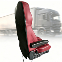 Siège de conducteur de camion à suspension pneumatique de luxe, siège de camion à absorption des chocs pneumatique avec accoudoir réglable