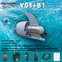 Propulseur électrique sous-marin Havospark Y01+B1 pour planche à pagaie avec moteur à longue autonomie et compatibilité variée des planches