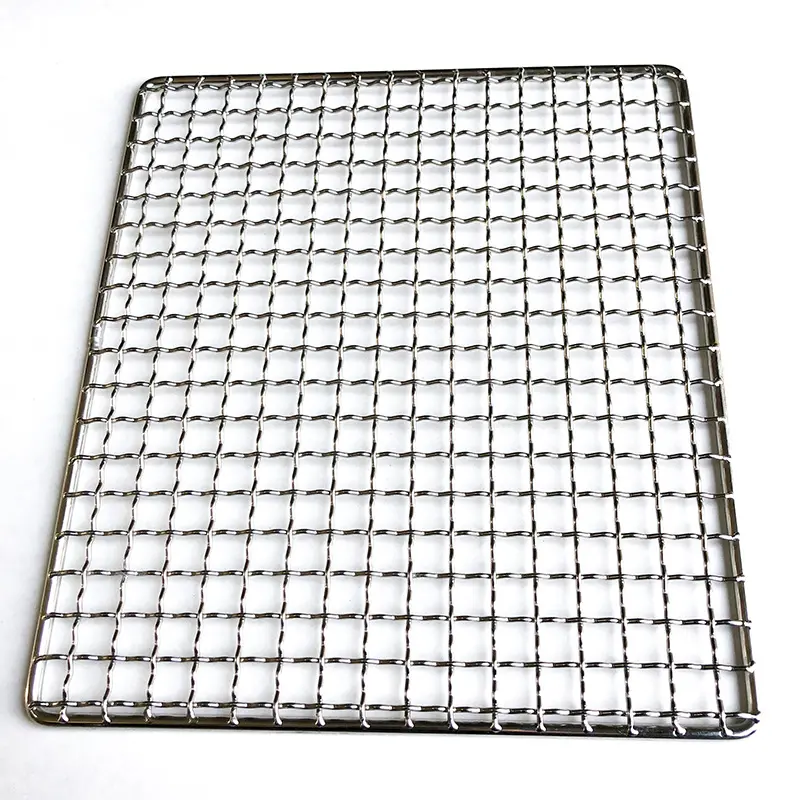 Food grade SS 304 stainless steel barbecue grill fryer basket support screen mesh