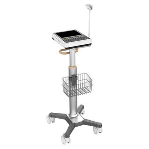 Pc Gebaseerde Touchscreen Elektrocardiograaf 12 Leidt 12 Kanalen Ekg/Ecg Machine Met Trolley - Product Image 1