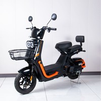 Vélo de ville électrique 2 places de qualité supérieure 2026, cyclomoteur électrique 500W 3 vitesses 48V haute vitesse OEM/ODM CKD