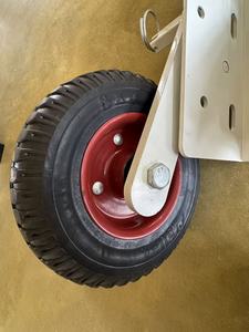 Ruedas de portátil con ruedas giratorias de fácil instalación, de 8 pulgadas de diámetro, para porterías de fútbol, campos de fútbol y columnas de portátiles. - Product Image 4