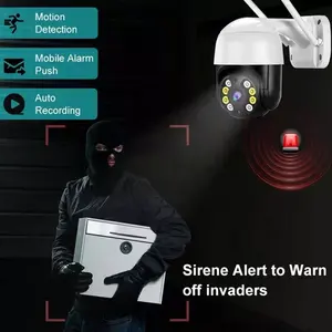 1080P 3MP 5MP كاميرات الأمن مزودة بخاصية WIFI في الهواء الطلق PTZ سرعة قبة كاميرا لا سلكية CCTV عموم الميل 5X التكبير IR شبكة كاميرا مراقبة - Product Image 4