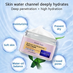 Etiqueta privada Cuidado de la piel para minimizar los poros Antienvejecimiento Belleza Brillo Recep Plump Ácido hialurónico Colágeno Crema facial hidratante - Product Image 4