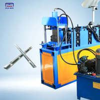 Machine de formage de rouleaux de tuiles en V pour toiture avec boîte de vitesses et moteur en acier verni coloré