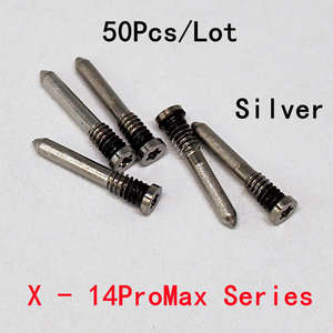 50 vis de fixation pour coque arrière <span class=keywords><strong>iPhone</strong></span> 11 12 13 Pro 14 X XS Max 5S 6S <span class=keywords><strong>7</strong></span> 8 Plus, connecteur de dock inférieur, vis pentalobe cinq étoiles - Product Image 6