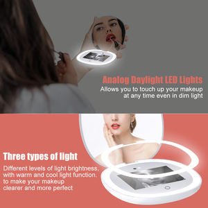 Espelho Cosmético Eletrônico Inteligente com Tela Detecta Maquiagem e Aplicação Protetor Solar - Product Image 5