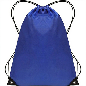 Color bag Gym Sports Polyester Waterproof <b>Backpack</b> Drawstring Shopping Bag Customized logo & color with cheap Price - Product Image 3