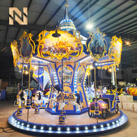 Manège à chevaux Nova Rides, 16 places, parc d'attractions, parc à thème, lumières LED, manèges de carnaval pour enfants