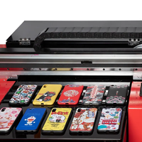 Printer UV Flatbed A2 6-Warna Kondisi Baru untuk Cetak Casing Ponsel, Kayu, Logam dengan Tinta UV, Promo Panas 2025