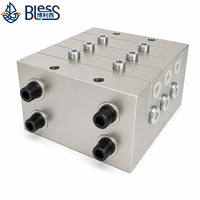 Distributeur de graisse haute pression à double ligne 20 MPa avec vis de dosage réglable