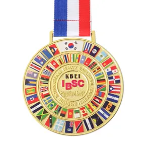 Hersteller medaille Entwerfen Sie Ihren eigenen 3D Gold Award Gedenken an benutzer definierte Metall medaille