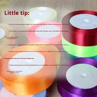 Fabricant Vente en gros Ruban en polyester satiné de 2cm pour boîte à bonbons Emballage de cadeaux de mariage pour Noël Halloween Pâques
