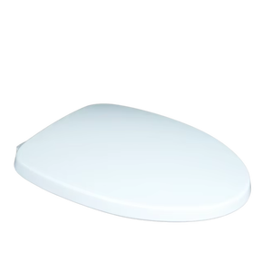 Siège de toilette robuste blanc pur, fabriqué avec des matériaux de haute qualité et doté d'une fonction de fermeture douce pour une expérience de salle de bain paisible - Product Image 1