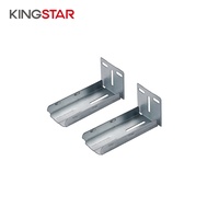 Support de montage arrière KINGSTAR 35 mm en acier pour glissières de tiroir à roulement à billes pour la maison, le bureau, l'appartement, style moderne