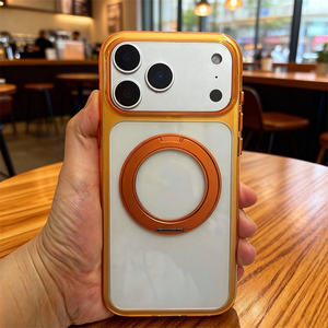 <span class=keywords><strong>เคส</strong></span>โทรศัพท์<span class=keywords><strong>กัน</strong></span><span class=keywords><strong>กระแทก</strong></span>แบบใส แข็งแรง ผลิตจากอะคริลิก พร้อมขาตั้งแม่เหล็กแบบหมุนได้ 360 องศา สำหรับ iPhone 17 16 15 14 Pro Max - Product Image 4