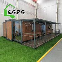 Maison conteneur portable, extensible et pliable, 20, 30 ou 40 pieds, 1, 2, 3 ou 4 chambres, préfabriquée, modulaire, de luxe