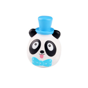Panda Fidget Toy With Pink Hat PU Material Slow <b>Rebound</b> Stress Relief For Kids 2 To 4 Years Unisex - Product Image 2