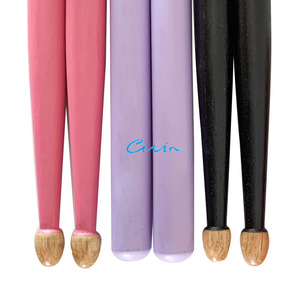 Oem ODM tùy chỉnh đầy màu sắc 5A 7A chất lượng tốt màu đỏ đen hickory trống gậy - Product Image 4