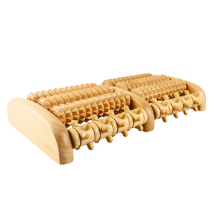 Ensemble d'outils de thérapie en bois naturel, masseur facial pour le modelage du corps, instrument de thérapie en bois pour les pieds - Product Image 1