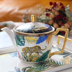 Nouveaux services à thé en porcelaine fine de style européen Royal Fantasy Jungle, capacité 220 ml - Product Image 2