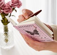 Mini carnet portable A7 pour fille, rêve de papillon, carnet d'étudiant de haute valeur