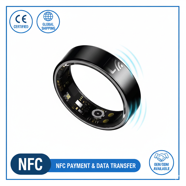 Premium NFC Smart Ring with Health Tracking Feature Intelligent Multifunctional Jewelry Ring for Smart Home Control