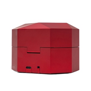 Boîte à bijoux rotative en forme de cœur Zhen Xi Li avec fonction de lecture vidéo, boîte à bijoux musicale LED, boîte cadeau sans fermeture - Product Image 6