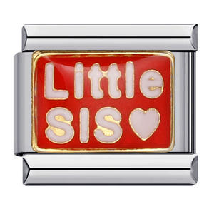 Venta caliente enlace de acero inoxidable amor familia mamá papá hermana hijo <span class=keywords><strong>hija</strong></span> encanto italiano personalizado fabricación DIY pulsera joyería - Product Image 5