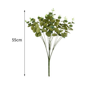 <span class=keywords><strong>Bouquet</strong></span> d'eucalyptus artificiel luxuriant 2026, 16 tiges, feuillage réaliste en tissu pour décoration intérieure moderne et accent <span class=keywords><strong>de</strong></span> verdure pour mariage - Product Image 2