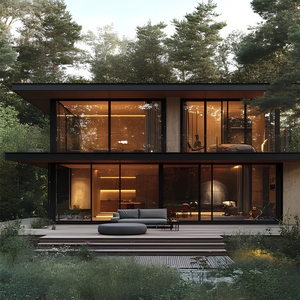 Villa Prefabricada de Estructura de Acero Ligero de Diseño Moderno y Lujoso para Vivienda Residencial - Product Image 5