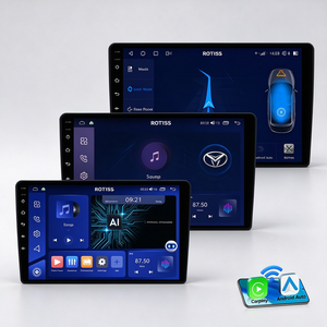 ระบบนำทางในรถยนต์ Android 15 พร้อม GPS แรม 4GB 4 คอร์ WiFi จอแสดงผล 1280*800 ช่องเสียบ USB ในตัว รองรับหน้าจอแยก DSP ติดตั้งบนแผงหน้าปัด - Product Image 1