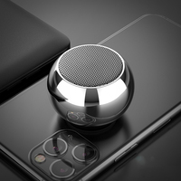 Bocina-Mini altavoz estéreo de Metal con Bluetooth, reproductor de música pequeño y redondo de 5 W con TWS, diseño clásico de lujo