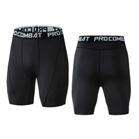 Shorts de musculation pour hommes OEM, vêtements de fitness professionnels, shorts de compression moulants à séchage rapide pour la salle de sport