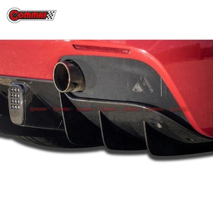 Rear <b>Diffuser</b> Lip Dry Carbon Fiber OEM Style <b>Car</b> Auto Parts Rear Lip For Ferrari 488 - Product Image 3