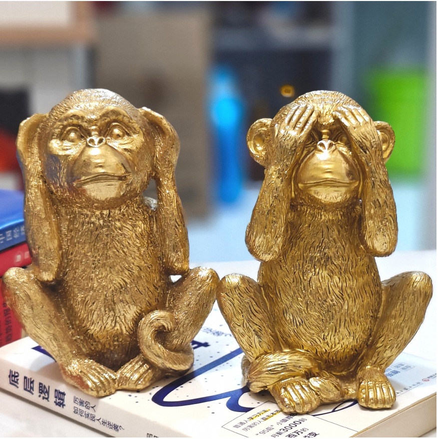 Three Wise Monkeys 3体セット Amazon.com: Wanwanzi 3 Wise Monkeys Statue Set - 3 in 1 Bronze