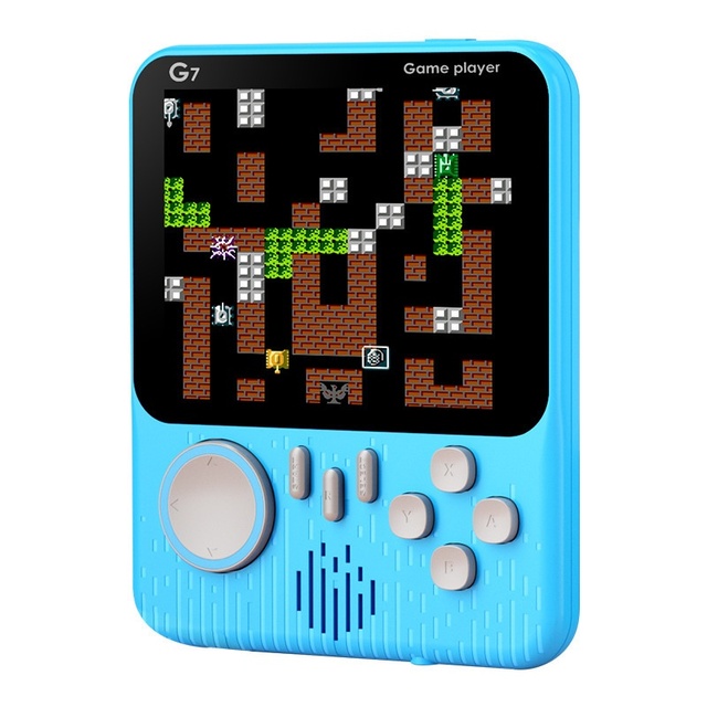 2026 G7 3.5 Inch Handheld Game Console with 600 Built-in Games Colorful Options Supports AV Output-Portable Gift for Kids