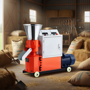 Machine à granulés d'aliments pour animaux 4 mm 3 kW 240 V, broyeur électrique à 3 rouleaux en acier inoxydable pour la transformation des aliments pour animaux - Product Image 2