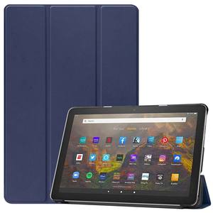 Étui folio triple pliage antichoc en plastique rigide PC et cuir PU pour tablette <span class=keywords><strong>Amazon</strong></span> Fire <span class=keywords><strong>HD</strong></span> 10 2021 HD10 Plus 2021 - Product Image 5
