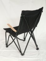 Chaise de jardin réglable Sea Dog Oxford en fer, inclinable, dossier haut, pliable, pour le camping en plein air