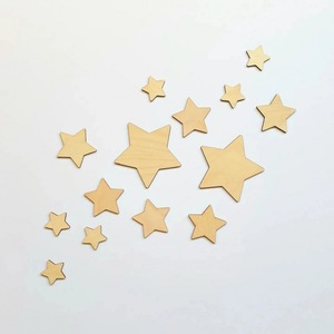 Decoraciones de pared para habitación infantil de estilo nórdico, colgantes de pared con forma de luna y estrella, pegatinas de pared, decoraciones de escena, dormitorio - Product Image 4